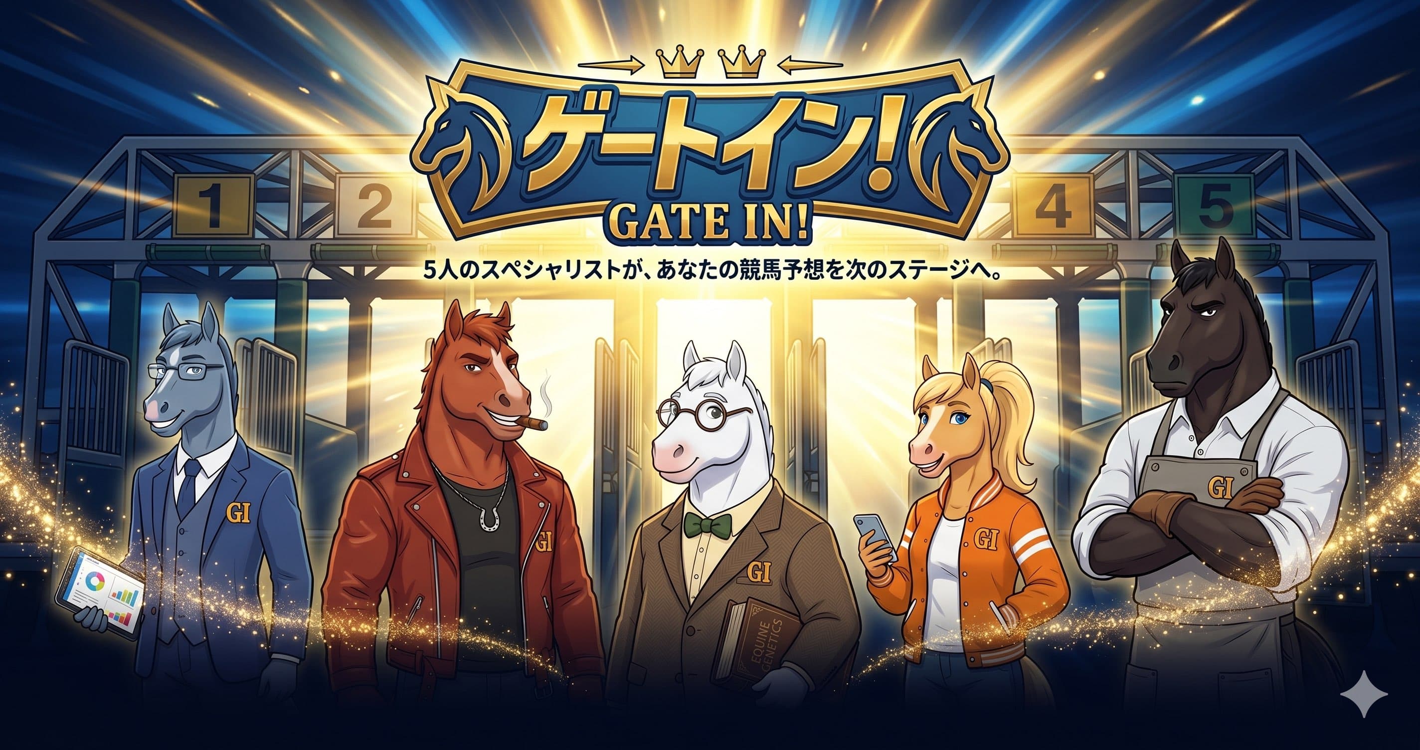 ゲートイン! 5体のAI予想家